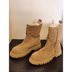 Sz 10 - Blondo Waterproof Brown Suede Boot